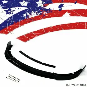 Dsa513391 Ds-auto-parts Fit For 15-20 Dodge Charger Srt Style Front Bumper Lip Splitter Gloss Black