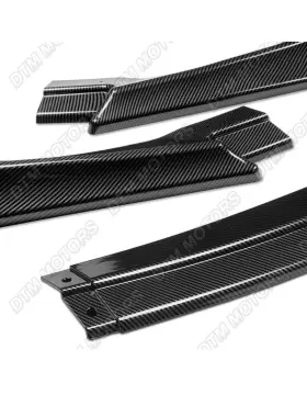 2-pu-524-pcf Dtm For 2013-2016 Hyundai Genesis Coupe Carbon Look Ks-style Front Bumper Body Lip