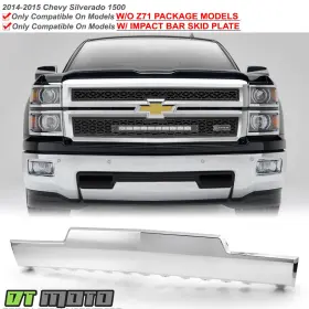 Gm1087249c Dtmoto 2014-2015 Chevy Silverado 1500 Truck Without Z71 Front Bumper Skid Plate
