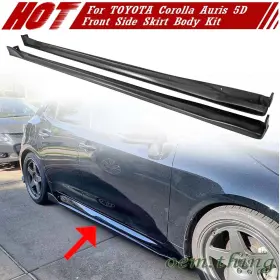 Ars12 Dto Us 19up Fits Toyota Auris Corolla E210 5d Hatchback Side Skirt Extension Unpaint