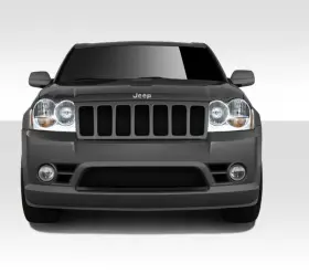 109549 Duraflex Srt Look Front Bumper Cover - 1 Piece For 2005-2007 Grand Cherokee New