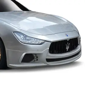113959 Duraflex For Maserati Ghibli 14-17 Front Bumper Lip Spoiler W-1 Style Fiberglass