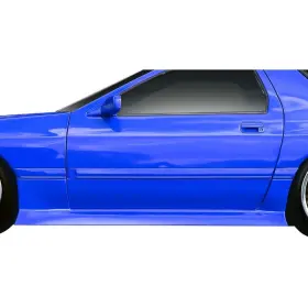 115719 Duraflex For Mazda Rx-7 86-91 Vanish Style Fiberglass Side Skirt Rocker Panels Unpainted