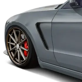Duraflex 116293 For Ford Mustang 10-14 Gt350 V1 Style Fiberglass Front Fenders Unpainted