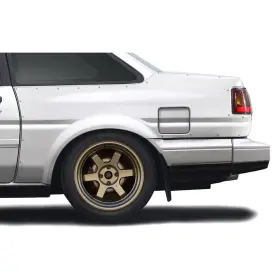 117739 Duraflex For Toyota Corolla 84-87 D1 Sport Style Fiberglass Rear Fender Flares Unpainted