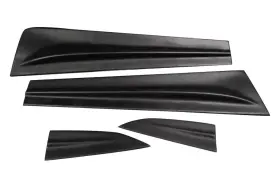 118696 Duraflex For Subaru Impreza 02-07 Reva Style Fiberglass Rear Door Canards Unpainted