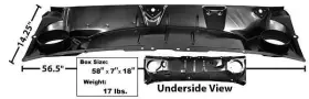 3648e Dynacorn 1967-68 Mustang Cougar Lower Cowl Panel Assembly To Chesterfield Uk