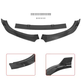 Ecp119574st E-carpartstore Carbon Look Fits Audi A5 Sportback Coupe B9 Front Bumper Lip Spoiler Splitter