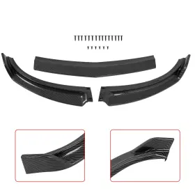 Ecp119583st E-carpartstore Fits Infiniti For G35 G37 Sedan 2007-2009 Front Bumper Lip Spoiler Carbon Look