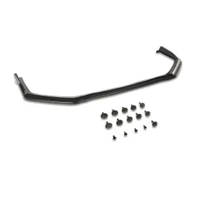 Ecp127253st E-carpartstore Front Bumper Lip Spoiler Splitter For 2015-2020 Subaru Wrx Sti Sedan Carbon Look