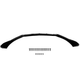 Ecp160319st E-carpartstore Front Bumper Lip Spoiler Splitter Fits 2015-2017 Ford Mustang Painted Black 3pcs