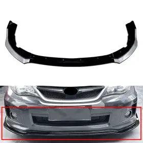 Earthoee 550730900335 Front Bumper Spoiler Splitter Lip Gloss Black For Subaru Impreza Wrx Sti 11-14