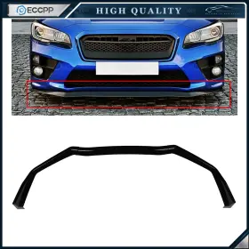 E0166977001cp Eccpp Fits 2015-2020 Subaru Impreza Wrx And Sti Front Lip Cs Style Black Pp
