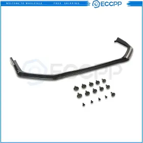 E12725321cp Eccpp For 2015-2020 Subaru Wrx Sti Sedan Front Bumper Lip Chin Spoiler Carbon Look