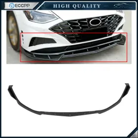 E168234021cp Eccpp For 2020 2021 Hyundai Sonata Painted Black Front Bumper Body Kit Lip 3pcs