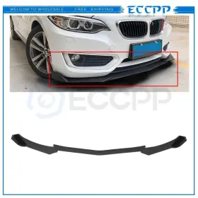 E1682381216cp Eccpp For Dodge Charger Srt 15-20 Glossy Carbon Look Adjustable Front Bumper Lip 3pcs