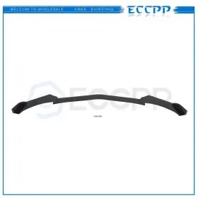 E16823820721cp Eccpp 3 Piece Adjustable Front Bumper Lip Universal For Most -gloss Carbon Look