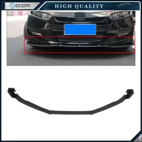 E168250021cp Eccpp For 2018-2020 Honda Accord Carbon Fiber Print Front Bumper Body Kit Lip 3pcs