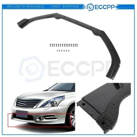 Ec101613860p0602 Eccpp For 19-20 Nissan Altima Carbon Fiber Print Front Bumper Lip Spoiler Splitter