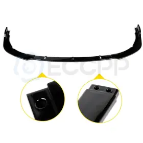Ec160316060p Eccpp Painted Black Front Bumper Lip Splitter Spoiler Fits Toyota Camry 2018-2020
