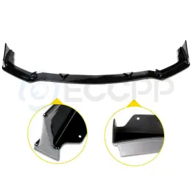 Ec160318040p Eccpp For 2014-2017 Infiniti Q50 Sport Bright Black Front Bumper Lip Spoiler Splitter