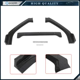 Ec16138600cp Eccpp Front Bumper Lip Trim Spoiler Fits 2019-2021 Nissan Altima Carbon Fiber Print