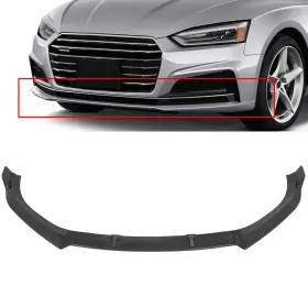 Sci05231195740601p Eccpp Carbon Look Fits 2017-2018 Audi A5 Sportback Coupe B9 Front Bumper Lip Spoiler