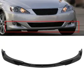 Sci05231195780601p Eccpp Glossy Black Fits 2006-2008 Lexus Is250 Is350 Base Front Bumper Lip Spoiler