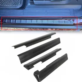 Et-022 Ecotric Rocker Panel Guard Trail Armor Compatible With 1999-2006 Chevy Black
