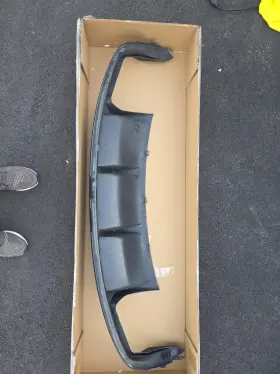 Ecs Tuning 569807010225 B8.5 Audi S5 A5 Sline Glossy Black Rear Bumper Diffuser And Trunk Spoiler