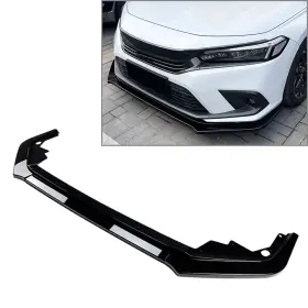Efmotorshop 550733587779 Us Front Bumper Lip Splitter Spoiler For Honda Civic 11th Generation 2021-2023