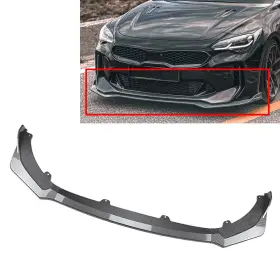 Efmotorshop 550733797178 Us Front Bumper Spoiler Splitter Lip For Kia Stinger Gt 2018-2023 Glossy Black