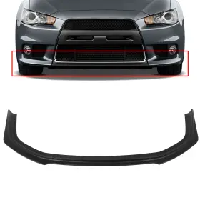 Eg16061195822503s Egnetparts Fits 08-17 Mitsubishi Lancer Evo X 10 Front Lip Splitter Chin Spoiler Air Dam