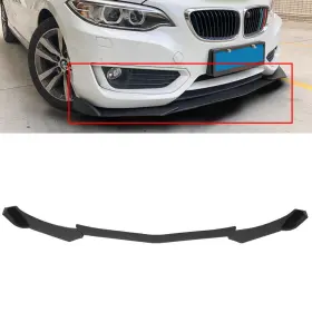 Eg1616823802s Egnetparts Universal Adjustable Carbon Fiber Print Front Bumper Lip Spoiler Splitter 3pcs