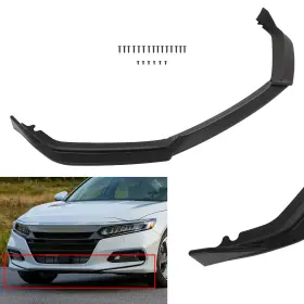 Eg16231278612503s Egnetparts Fits Honda Accord Sedan 2021-2023 Front Lip Splitter Chin Spoiler Air Dam