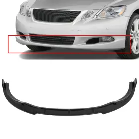 Eg191195842303s Egnetparts For 2006-2007 Lexus Gs-series Painted Black Front Lips Bumper Protector