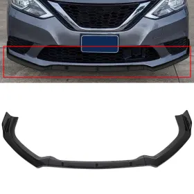 Eg191613852203s Egnetparts For 2019-2021 Nissan Altima Painted Black Front Lips Bumper Protector