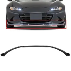 Eg191682362203s Egnetparts For 2016-2021 Mazda Mx-5 Miata Painted Black Front Lips Bumper Protector