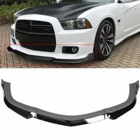 Eg19170628402y Egnetparts For 2011-2014 Dodge Charger Painted Black Front Lips Bumper Protector