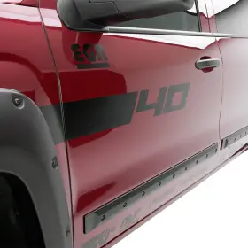 991574 Egr For Ram 1500 Classic 19 Bolt-on Look Textured Matte Black Body Side Moldings