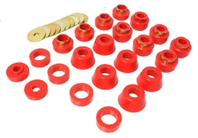 2.4105r Energy Suspension Body Cab Mount Set Fits 87-95 Wrangler Yj