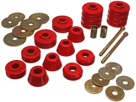 3-4107r Energy Suspension Body Cab Mount Bushing Set