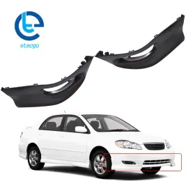 351072 Etecgo For Toyota Corolla 2005-2008 S Style Front Bumper Lip Splitter Wrap Angle