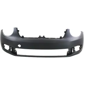 12720619 Evan-fischer Front Bumper Cover For 2012-2019 Volkswagen Beetle With Fog Lamp Holes Primed