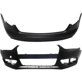 8k0807065agru-pfm Evan-fischer 16546715 8k5807067gru New Set Of 2 Bumper Covers Fascias For Audi Pair