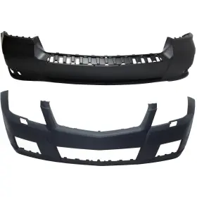 20488515259999 Evan-fischer 16557302 2048804440 New Set Of 2 Bumper Covers Fascias Front And Rear Pair