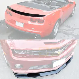 Cpe-spoiler-164-abs Extreme Online Store 10 11 12 13 V8 Zl1 Package Style Front Lip Splitter And Rear Truck Spoiler For 10-13 Camaro Ss
