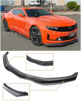 365698 Extreme Online Store For 19-up Camaro Rs And Ss Eos T6 Style Primer Blackfront Bumper Lip Splitter