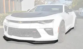 Cpe-flip-139-abs Extreme Online Store Ss-135-abs Eos T6 Style Primer Black Front Lip Splitter And Side Skirts For 16-18 Camaro Ss