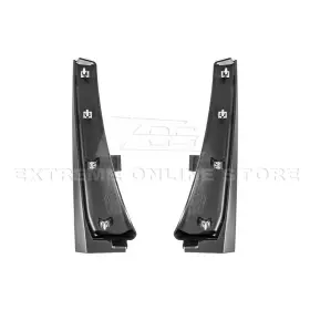 Cpe-mf-1265-abs Extreme Online Store Xl Extended V2 Matte Black Front Mud Flaps Guard For 23-up Corvette C8 Z06